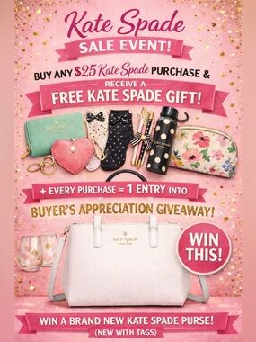 Kate Spade - Kate Date - Live Show- like this flyer to be notified of the date!